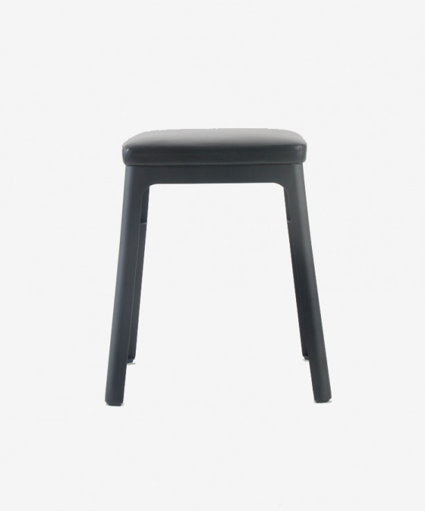  Street Low Stool with Upholstery Seat