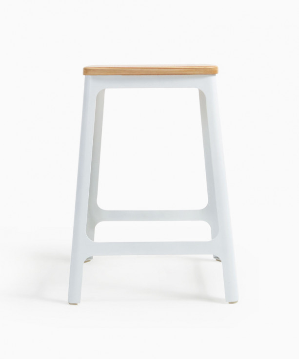  Street Counter Stool with Timber Seat