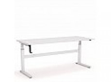 AXIS MANHEIGHT ADJ DESK 1200WX750D WH/WH