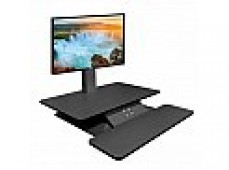 STANDESK DUAL ELECTRIC SIT-STAND BLK