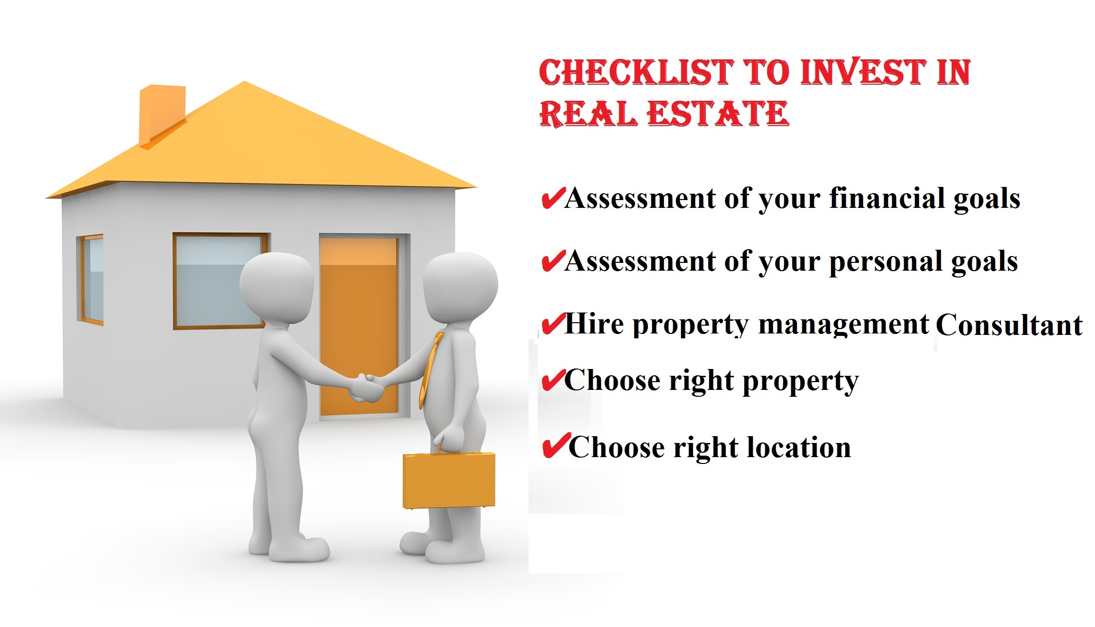 Checklist to Invest Real Estate