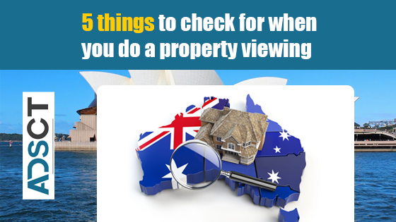5 things to check for when you do a property viewing